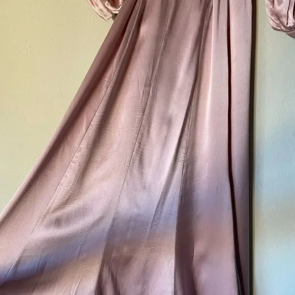 Reformation Olivine Maxi Long Pink Dress Wrapped Size S - Picture 9 of 12